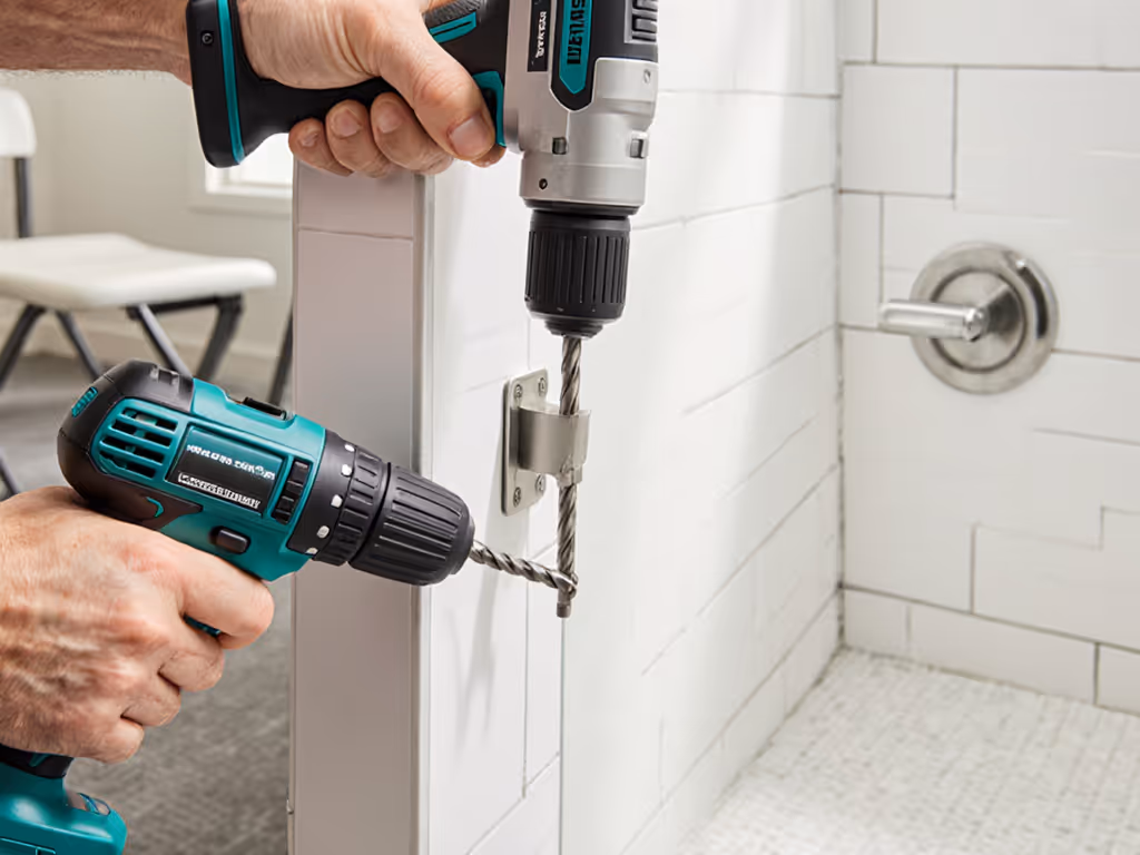 Right-Angle Drill Attachments for Senior Bathroom Safety