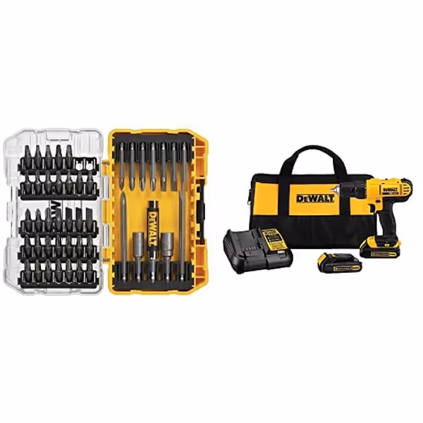 DEWALT DW2166 Screwdriving Set & DCD771C2 Drill Kit