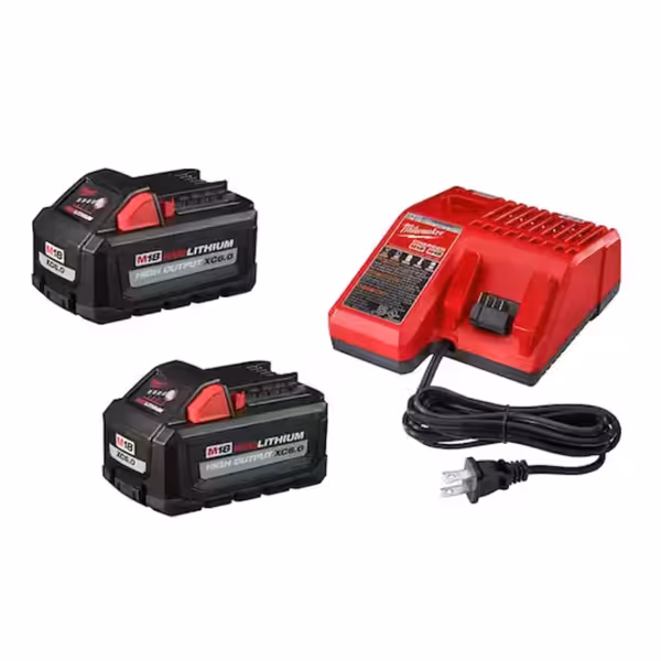 Milwaukee M18 REDLITHIUM HIGH Output XC6.0 Battery (2-Pack)